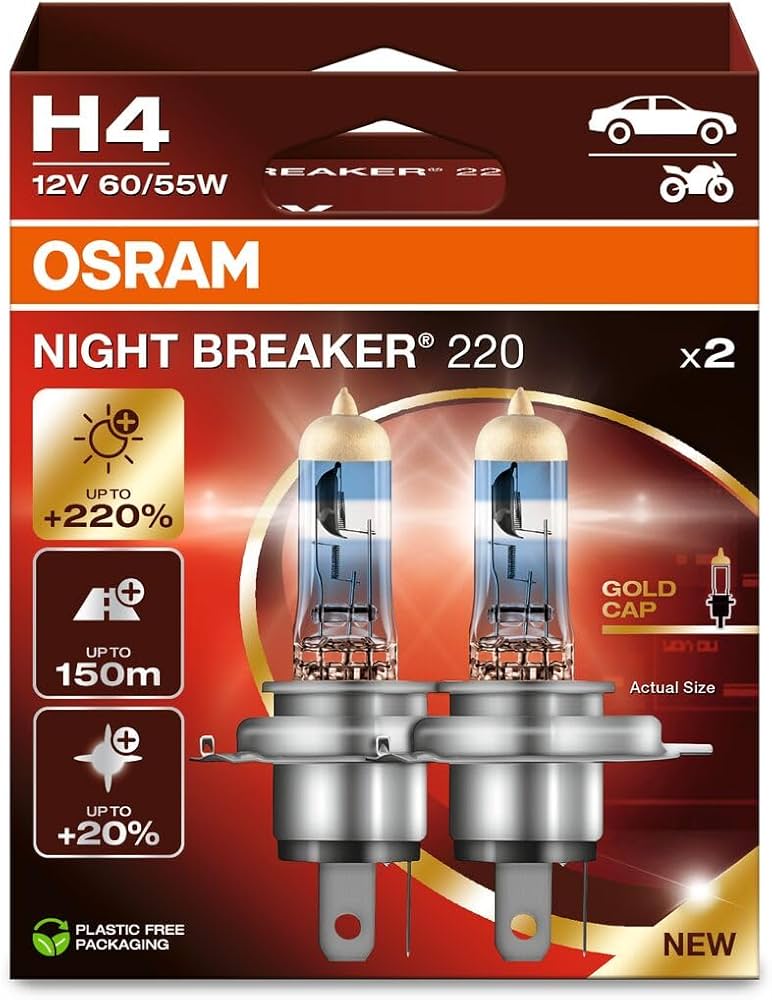 Osram Night Breaker Laser H4 Ampul Seti